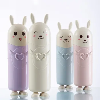 

Toothbrush Toothpaste Organizer Plastic Shaped Portable Tooth Brush Storage Box Dust Proof Container Bathroom Accessories