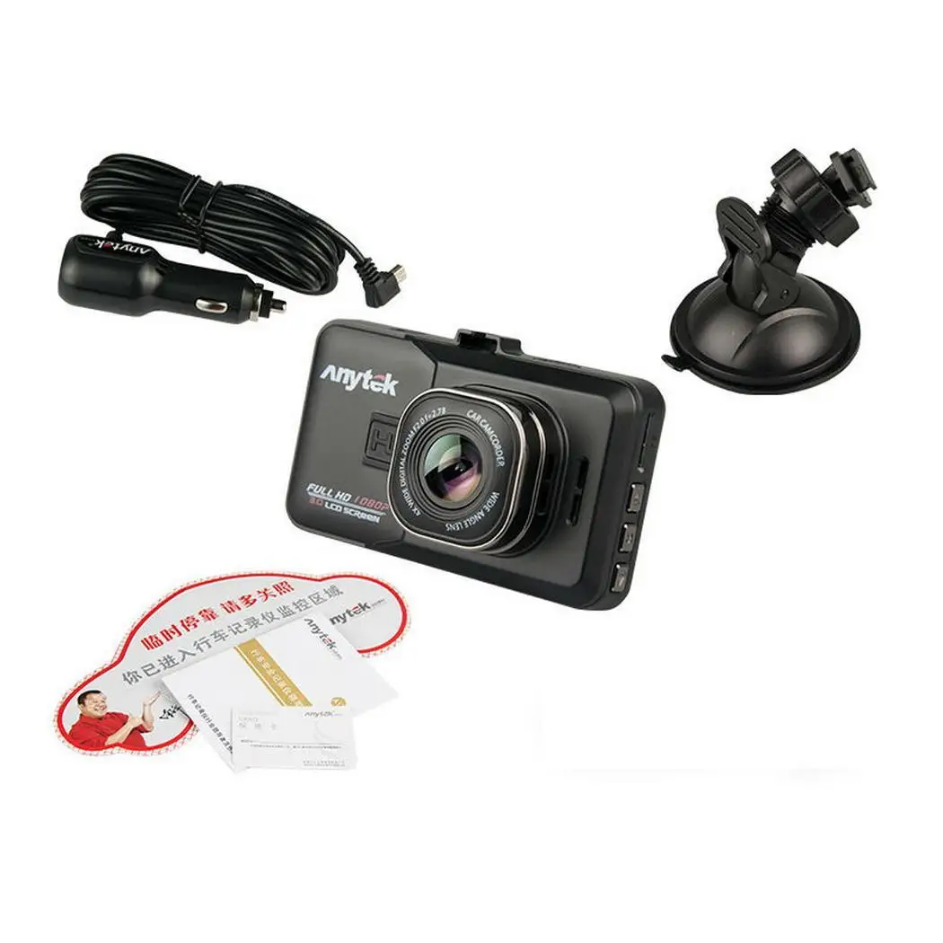 Anytek A98 Мини Автомобильный видеорегистратор Камера 3 ''Full HD 1080 P Dash Cam g сенсор