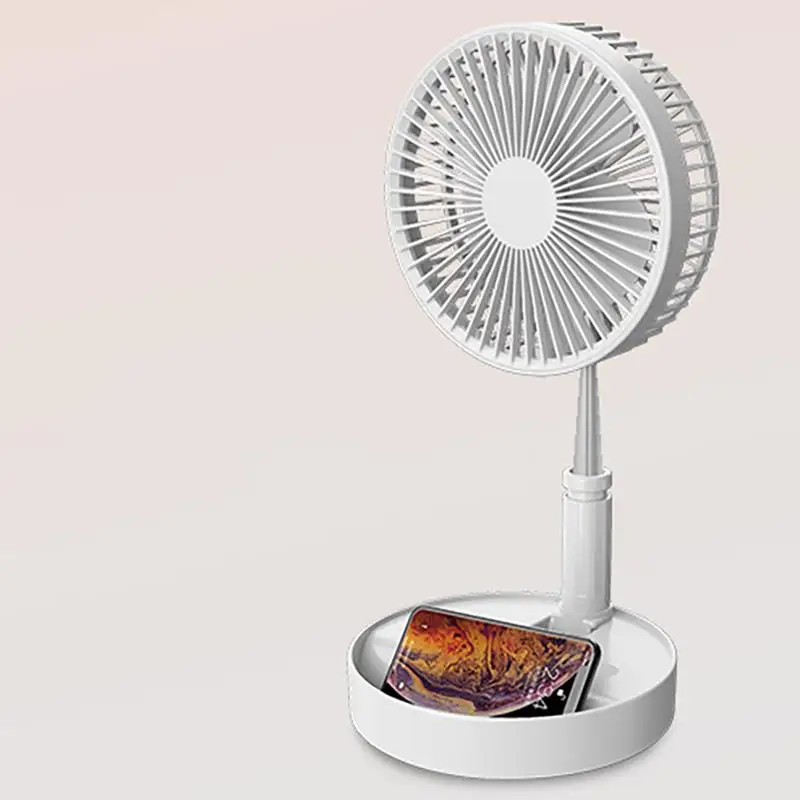 

NEW-Usb Rechargeable Desktop Desk Lamp Fan Student Learning Multi-Function Pen Holder Table Lamp Fan For Home Office