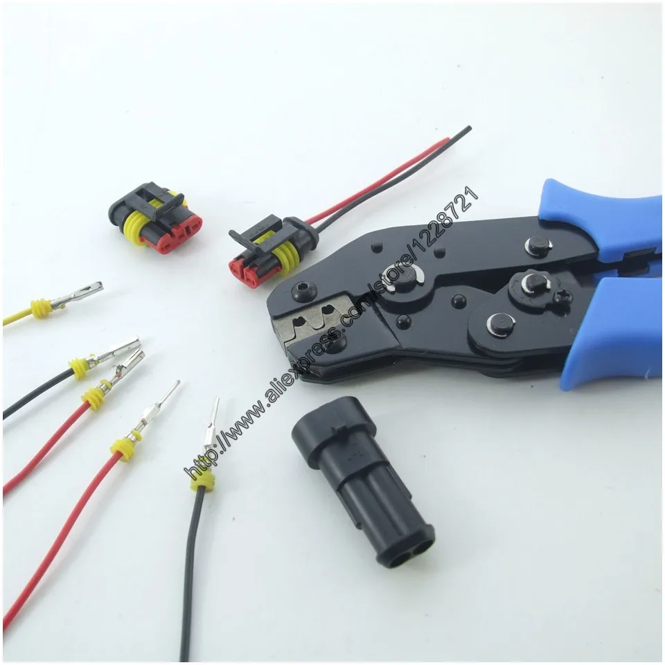 AMP Automotive Terminals Superseal Crimp Tool Pliers/5 Kits 1,2,3,4,5,6