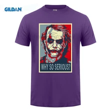 GILDAN Joker Heath Ledger T-shirt Summer Men Casual So Serious T Shirt T Joker Hope Poster Tshirt Camisetas Hombre De Marca