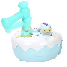 Детские электрические игрушки Детский хит хомяк Игровой Автомат Игрушка многофункциональное обучение маленьких детей звук свет детская игрушка-Паззл