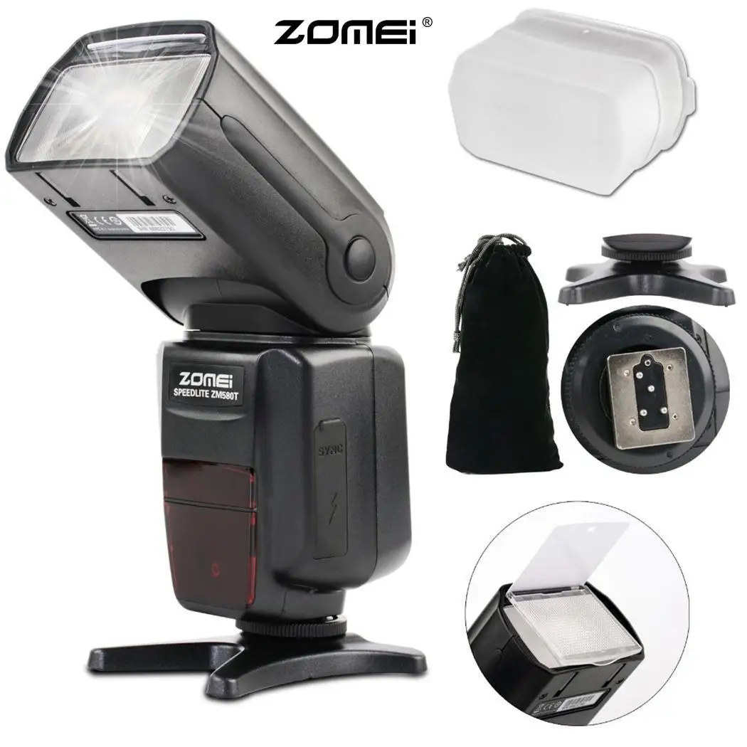 

Portable High Sync Speed Flash Photoflash For Professional 2.9 seconds SLR HSS, 1/8000s 5500K Camera 18-180mm