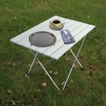 

Aluminum Alloy Table Foldable Desk Table Outdoor Camping Assembly Outdoor Garden Table Portable Traveling Desk