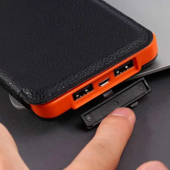 Портативное зарядное устройство на солнечной энергии с двойным USB внешним
