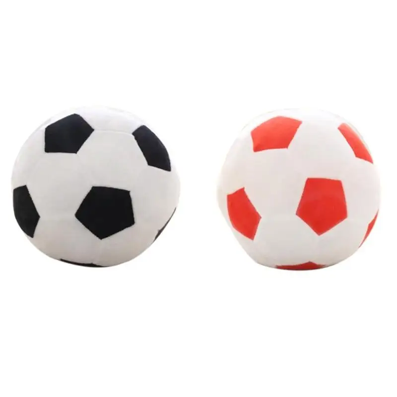 20 см в форме футбольного мяча фаршированные мягкие подушки футбол детская плюшевая игрушка подарок для малышей эластичные Подставки для