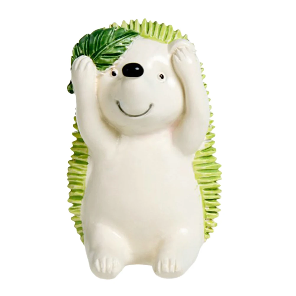

1pc Cartoon Adhesive Toothbrush Holder Creative Punch-free Wall-mounted Toothbrush Organizer Rack (Green Hedgehog)