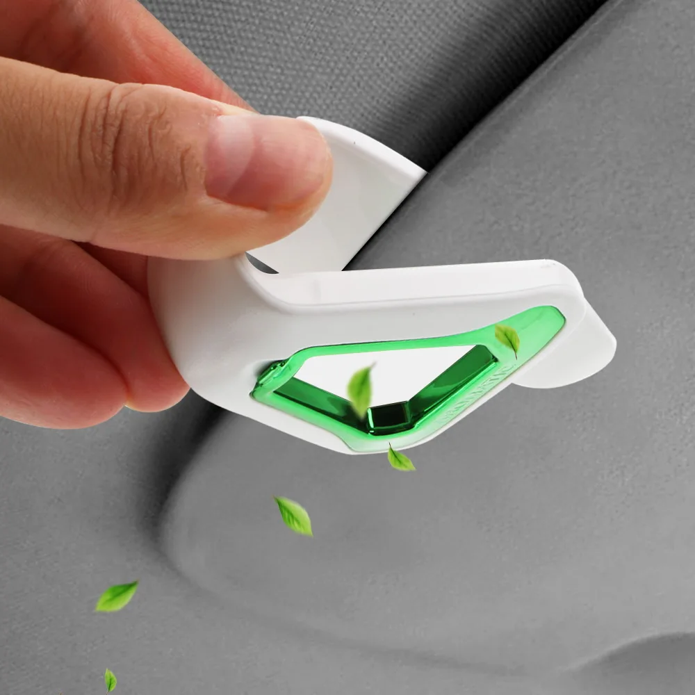 Car Air Freshener Sun Visor Clip Clamp Flavor Perfume Auto Clip