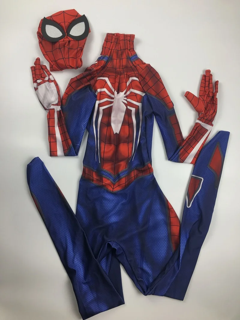 Костюм на Хэллоуин для детей Человек паук ps4 insomniac игровой костюм косплея
