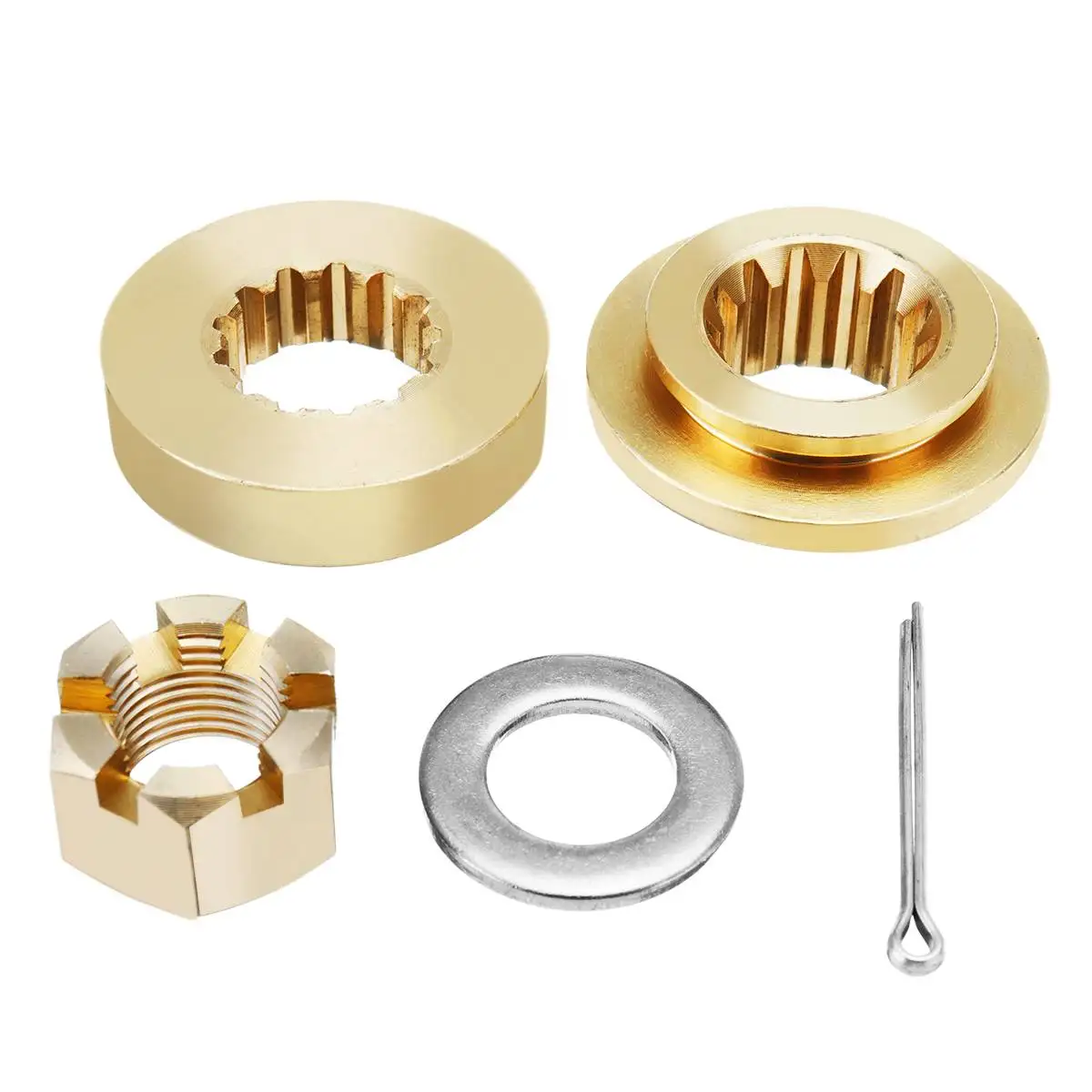 

Marine Propeller Hardware Kits Thrust Washer Spacer Nut Split Pin 13 Spline Tooth For Honda 35-60HP Boat Hardware Accessories