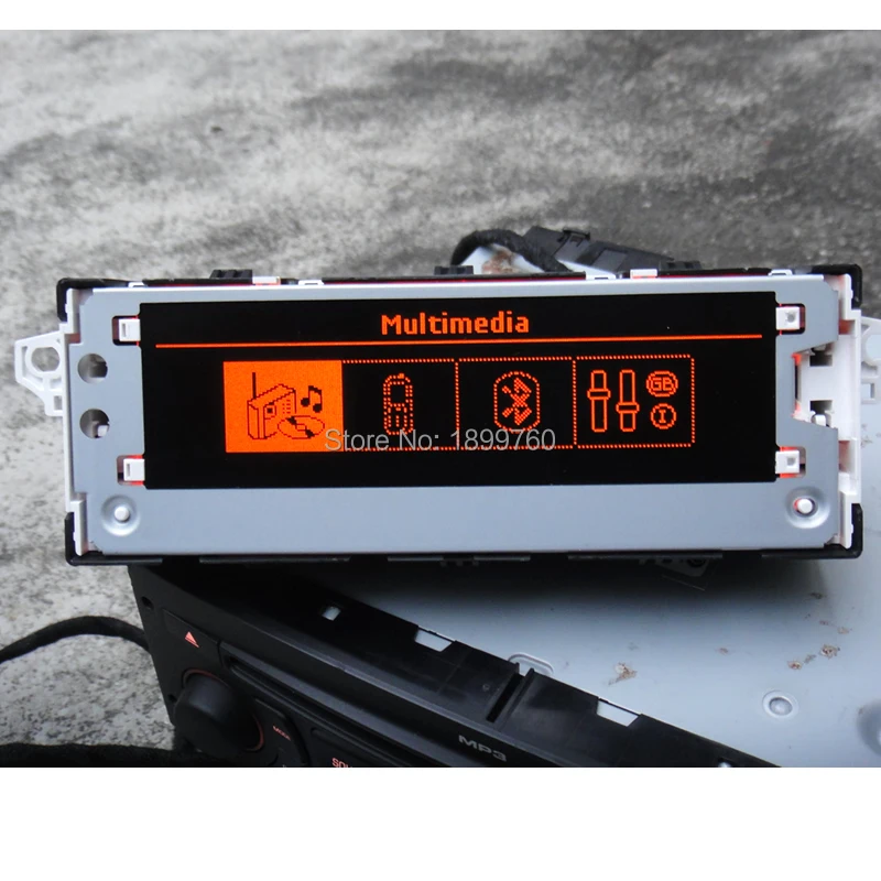 

True original factory screen support USB Bluetooth Display monitor 6pin for Peugeot 301 408 508 for citroen C4L Car