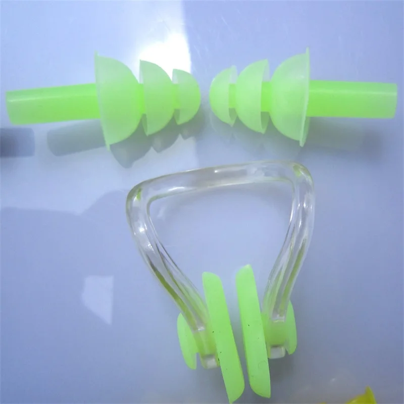 

1 Set Waterproof Soft Silicone Swimming Set Nose Clip Ear Plug Earplug Tool