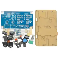 Светильник, код 47, сделай сам, наушники, усилитель для наушников, сделай сам, комплект деталей с акриловым корпусом, один источник питания# CO