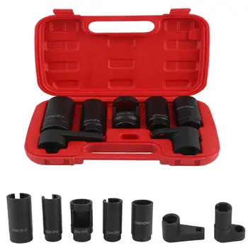 

7 In 1 Automotive Oxygen Sensor Socket Tool Set Replace Offset Tool for Car