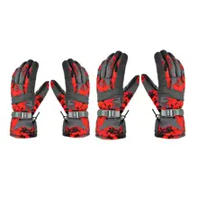 Ветрозащитные водонепроницаемые зимние перчатки унисекс Зимние теплые уличные Лыжные Сноуборд для верховой езды утепленные гольфы