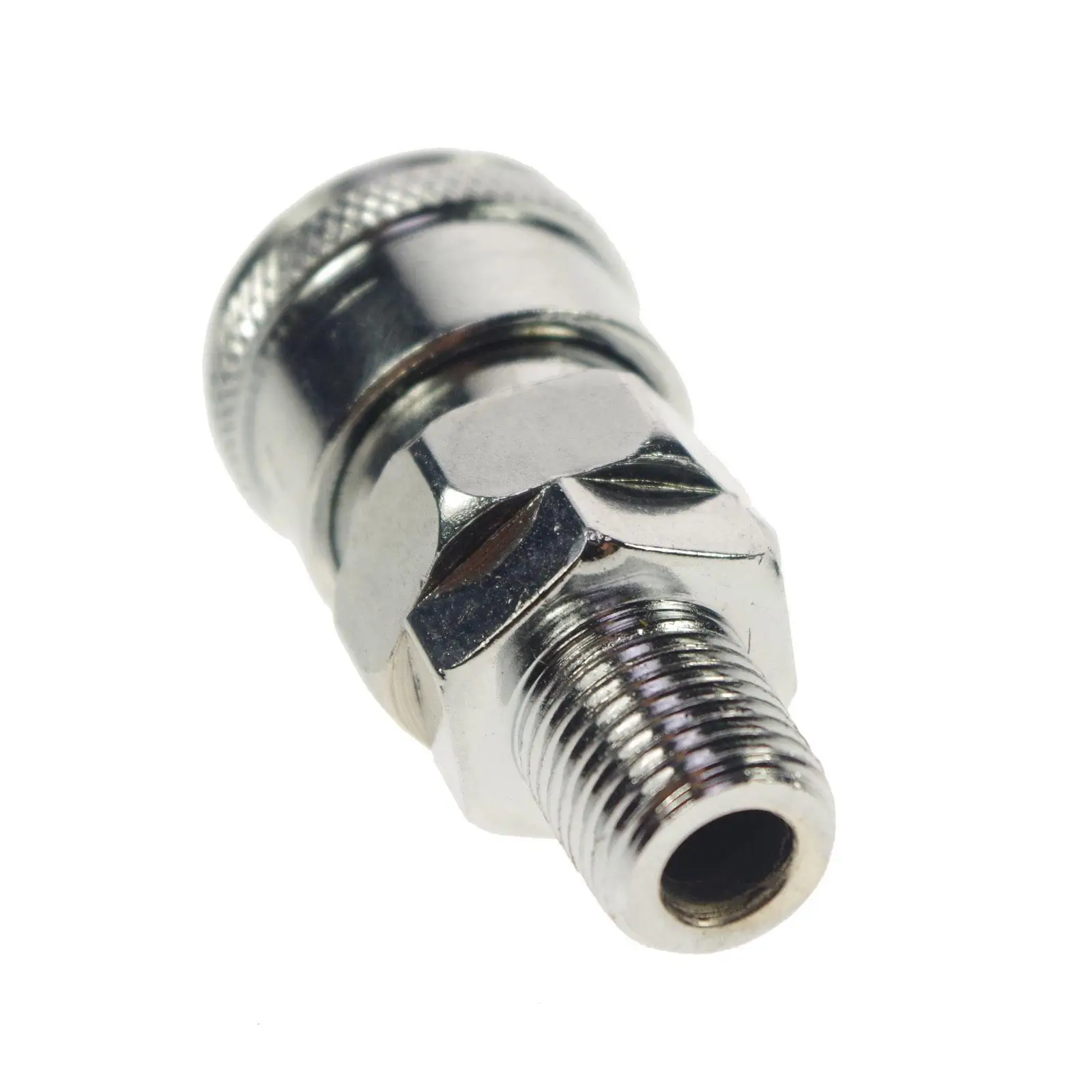 1/2" Male BSPT Zinc Alloy Pneumatic Air Quick Coupler Socket Connector