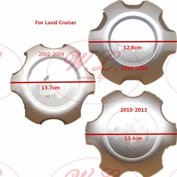 

New 4pcs Wheel Center Hub Caps Tire Rim Cover For TOYOTA Land Cruiser 2003-2018 Prado TX VX 2700/4000 4.0L 6 Studs With logo