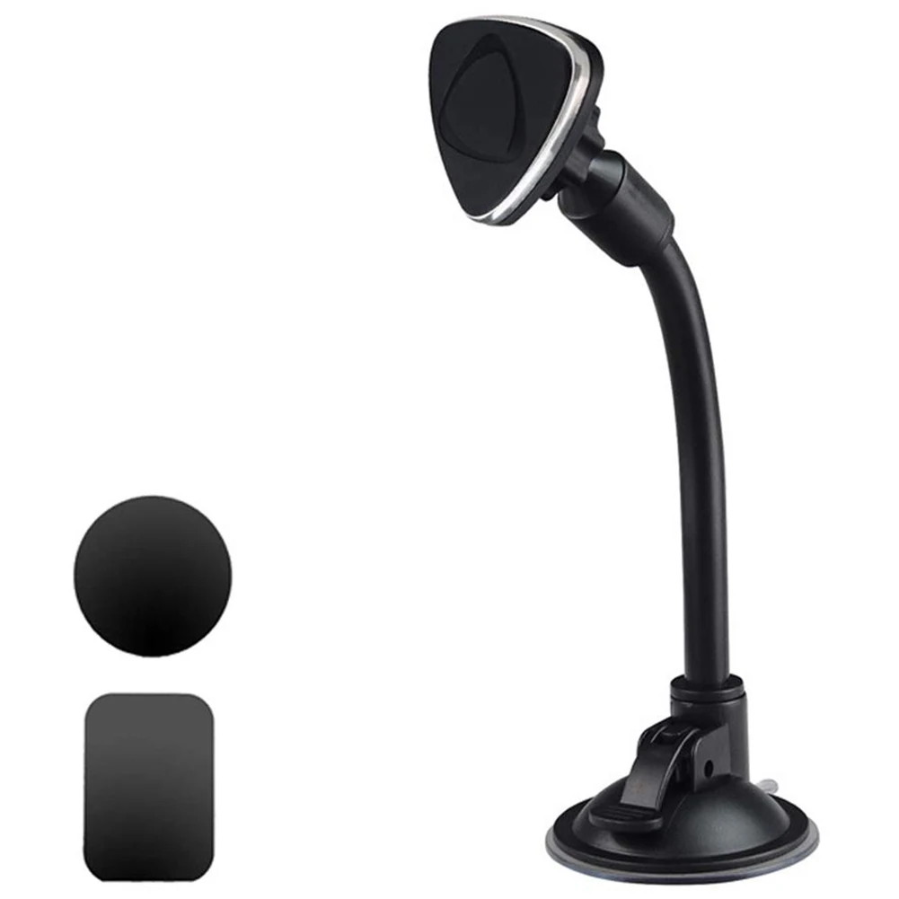 

Washable Strong Magnetic Car Phone Mount,Universal Cell Phone Holder Car Holder Mount Windshield with 2 Metal Plate for Iphone