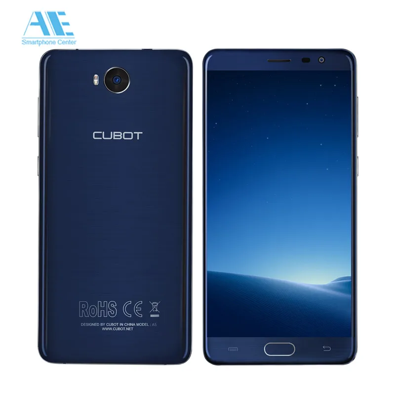 Оригинал Cubot A5 5 дюйма Android 8 0 смартфон MT6753 Восьмиядерный FHD сотовый телефон 3 GB