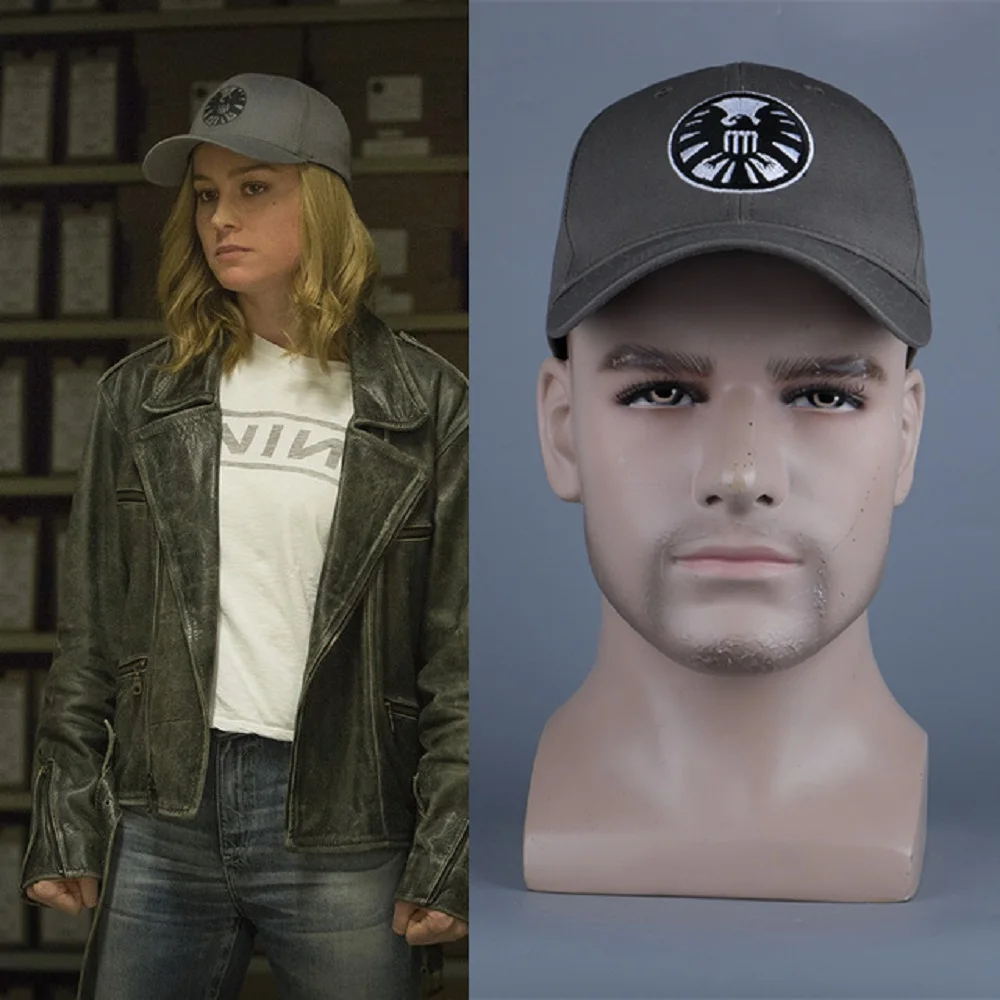 Бейсболки унисекс Captain Marvel Carol регулируемые солнцезащитные шапки в стиле хип хоп