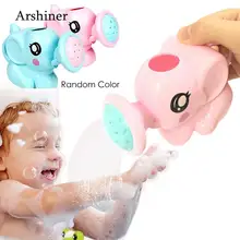 

Cute Baby Cartoon Baby Bath Shower Tool Water Toys Newborn Plastic Elephant Watering Pot Bath Toys for Kids Children