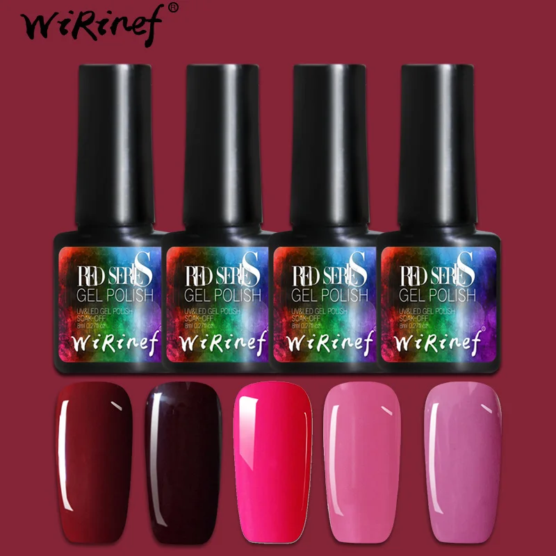 Aliexpress.com : Buy WiRinef Blood Red Series Gel Polish