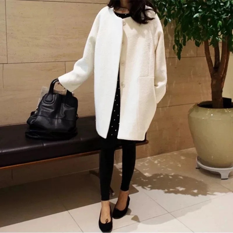 

wholesale 2019 new Autumn Winter Hot selling women's fashion casual warm jacket female bisic coats