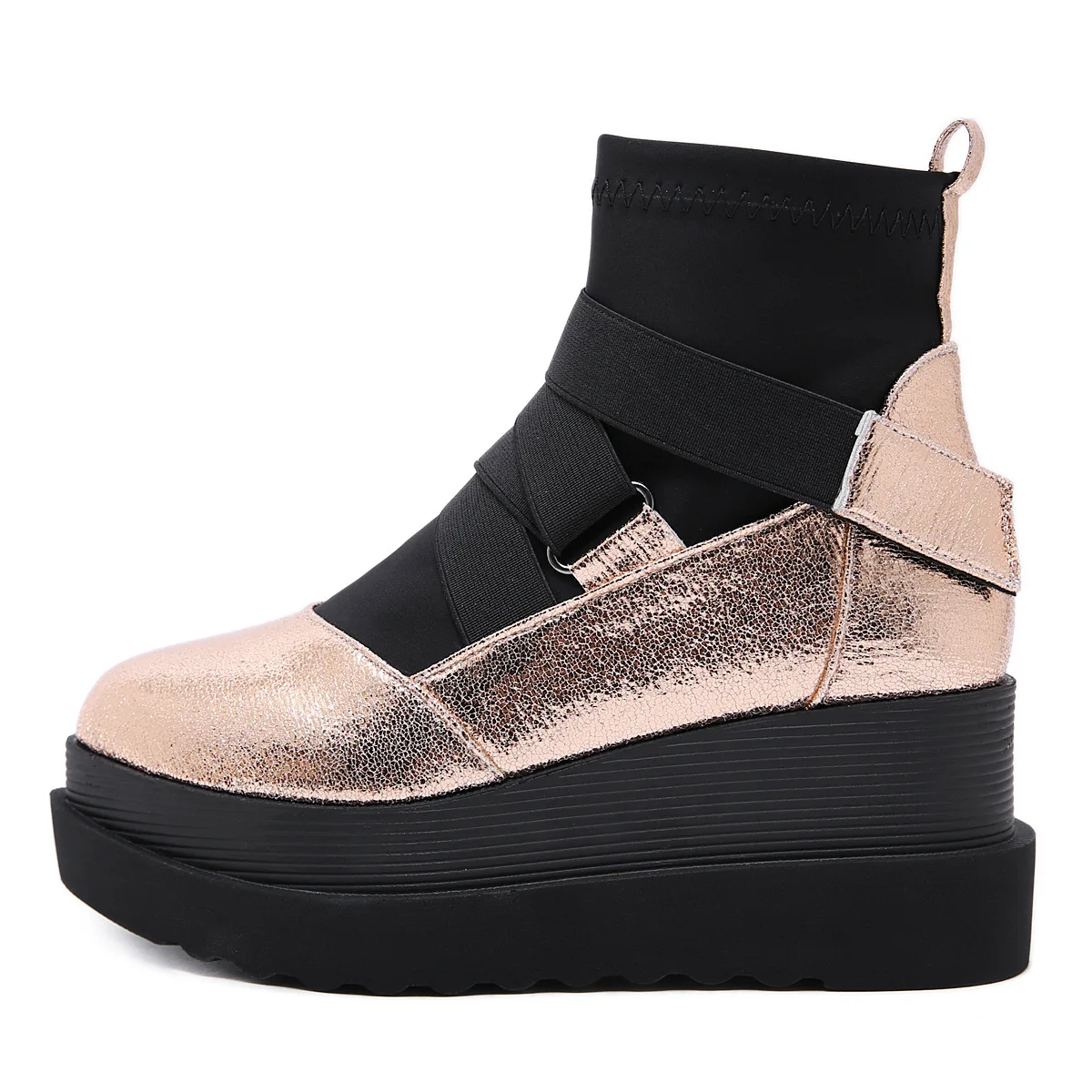 

Carole Levy 2019 New Spring Woman Ankle Boots Student Sweet Round Toe Short Boots Thick Sole Platform Lady Fashion Cozy Shoes