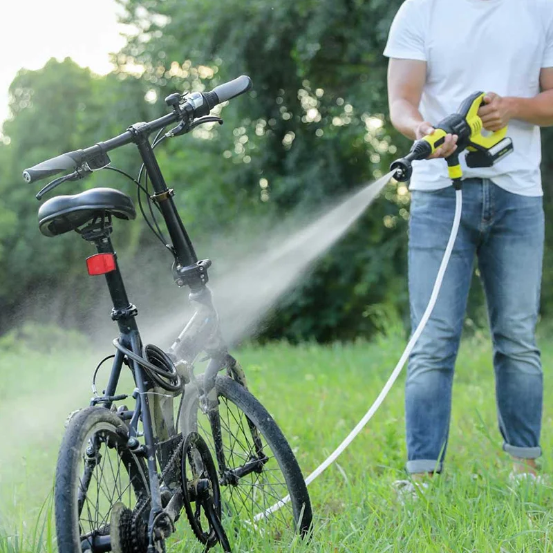 Goede Jimmy JW31 Tuin Water Guns Schoonmaak Tool Krachtige Handheld Oplaadbare Sproeiers Waterpistool Met Multifunctionele Nozzle