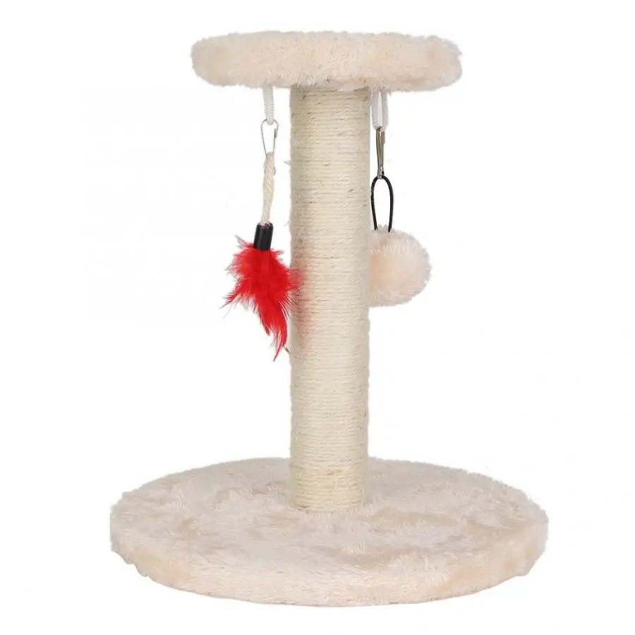 

Cat Tree Kitten Climbing Chewing Scratcher Pet Climber with Hang Toys New Style