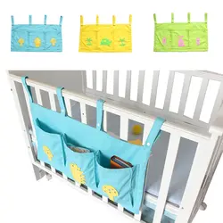 Мультфильм кровать настенный подвесной для хранения сумка Детская игрушка карман для пеленок органайзер для детская кроватка набор для