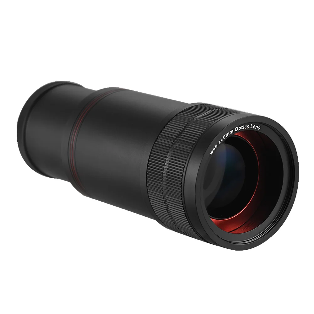 

Camera Telephoto Lens Digital Video Camera F2.0 Prime Lens 8X Magnification Manual Focus 120mm for 37mm Mount DV Cameras