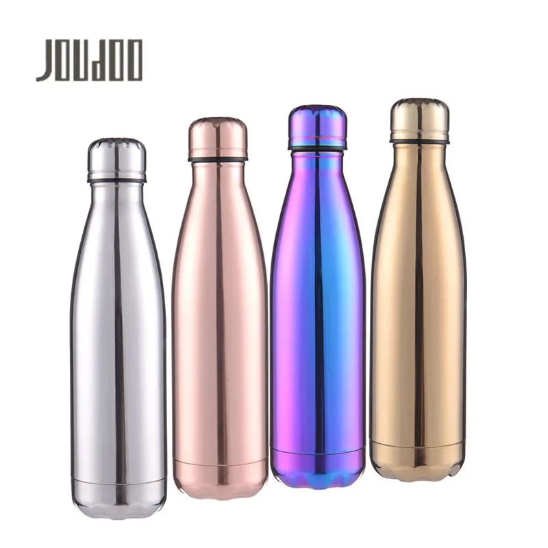 

Water Bottle Tide Brand Fashion Sports Bridesmaid 500ml Plating Metal Color Gift Water Bottle water bottles 50uu105