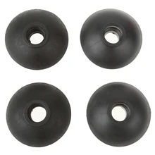 Открытый 4 шт. Замена резины колпак для защиты от грязи для трекинговые палки для пешего туризма 4/5 см черные Трекинговые наконечники трости кемпинг аксессуары