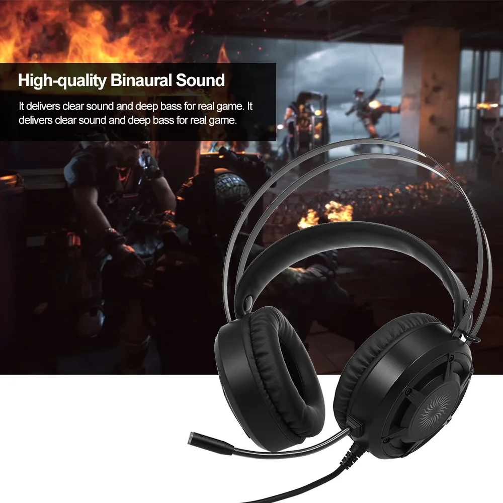 G3 Gaming Headset игра наушники с микрофоном для ПК телефонов с USB 3,5 мм Интерфейс светодиодный свет объем Управление