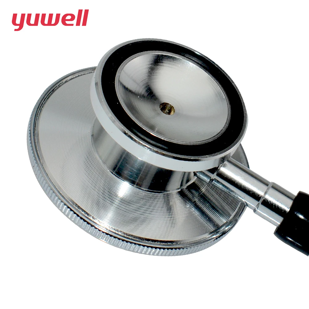 

English Instruction Medical Stethoscope Auscultation Dual Head Stethoscope Fetal Heart Rate Vet Cardiology for Doctor W2022SPF