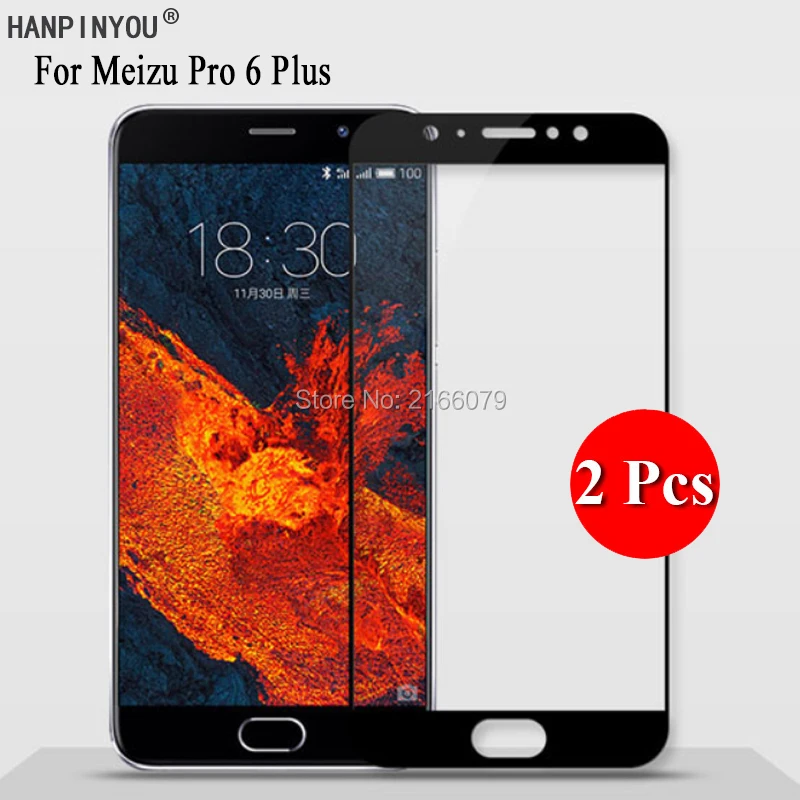2 шт./лот для Meizu Pro 6 Plus 5 7 &quotПолная защита экрана Защитная пленка из закаленного