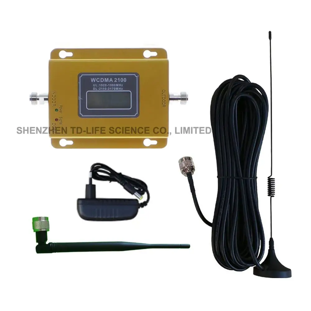 

3G WCDMA UMTS 2100MHz Signal Booster Mobile Phone Signal Repeater Kit