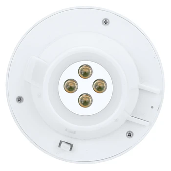 

4 Led Solar Powered Gutter Light Outdoor/Garden/Yard/Wall/Fence/Pathway Lamp Solar Panel+Plastic Solar Rechargeable Light PVC