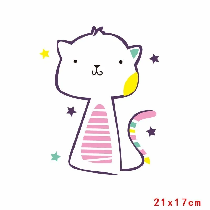Pulaqi Kawaii нашивки с животными на одежду мультфильм A уровень моющиеся DIY