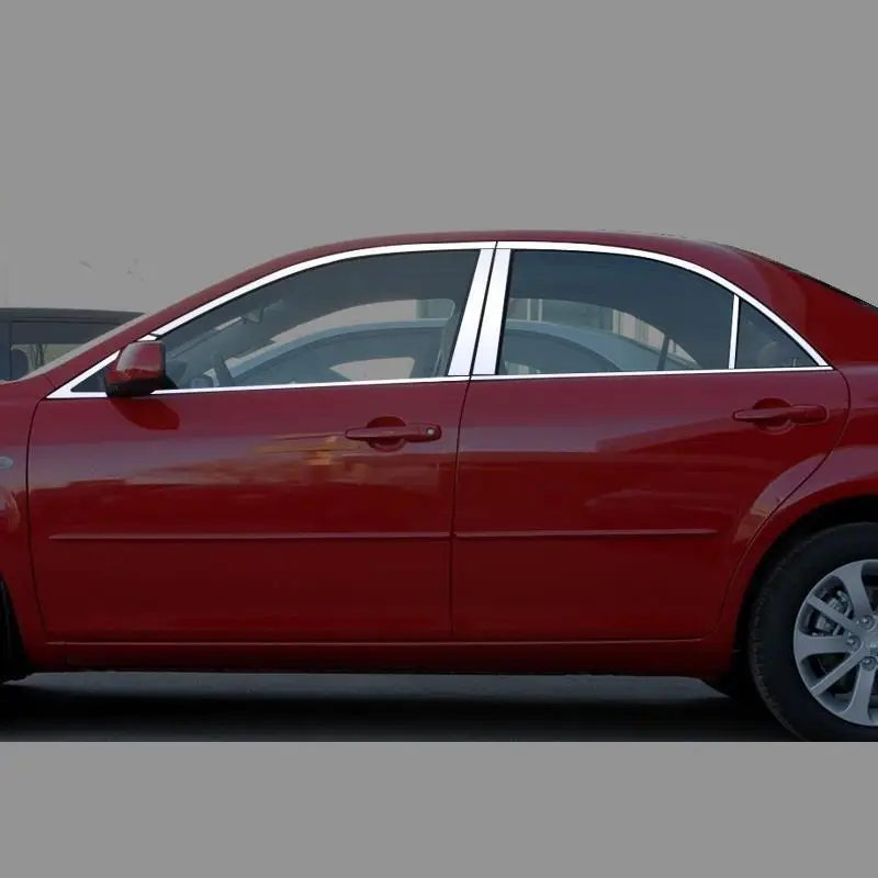 

Automobile Window Exterior Dashing Modification Decoration Car Styling Bright Sequins 04 05 06 07 08 09 10 11 12 FOR Mazda 6
