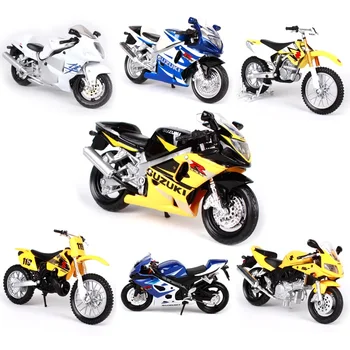 

Maisto 1:18 Motorcycle Model Toy Alloy Motor Bicycle Models Off Road GSX 1300R Collection Car Toys For Children Birthday Gift