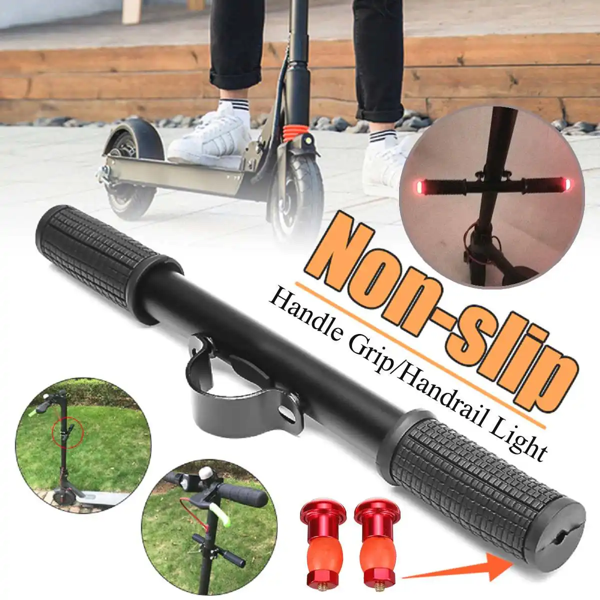 

Handle Grip Handrail Bar Light Red For Xiaomi Mijia M365 Electric Skate Board