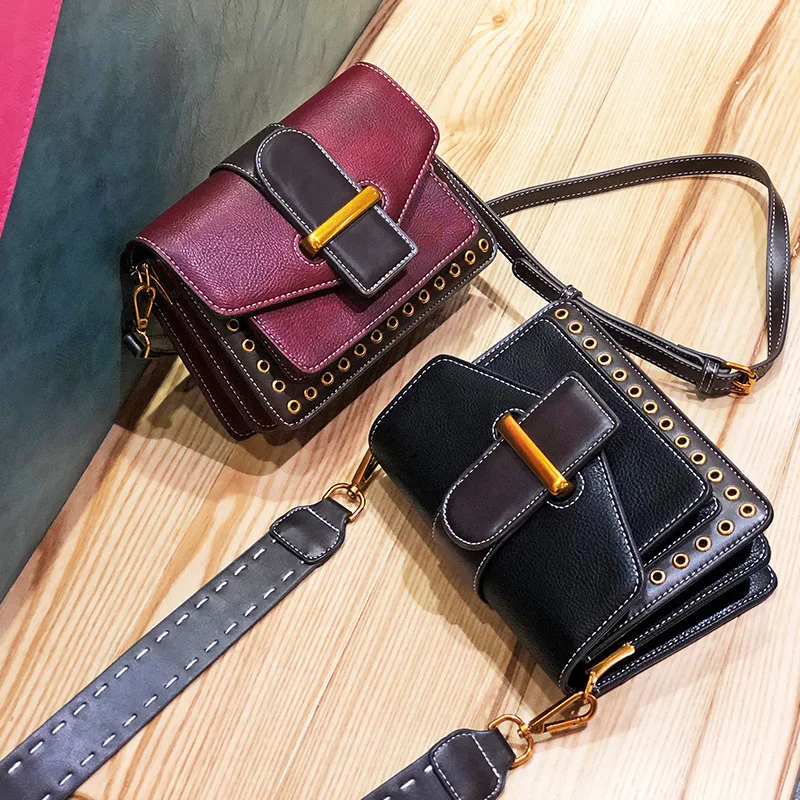 

HANDBAG WOMAN 2018 NEW TRENDY RETRO FASHION XIAO FANG BAG SIMPLE OBLIQUE SATCHEL ONE SHOULDER MINI BAG WOMEN DESIGNER BAGS PURSE
