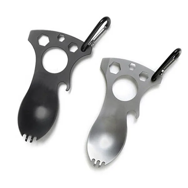 

5 In 1 Survival Kit Camping Pocket EDC Screwdriver Bottle Opener Spoon Gear Tool YS-BUY