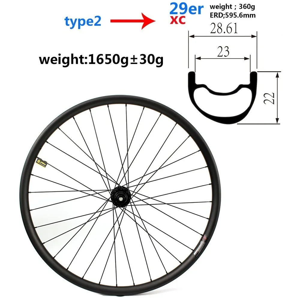 29er 7 видов MTB углеродное колесо Koozer XM 490 концентратор 32h 700c Hookles/Асимметричный обод для Corss страна все горный велосипед колесная