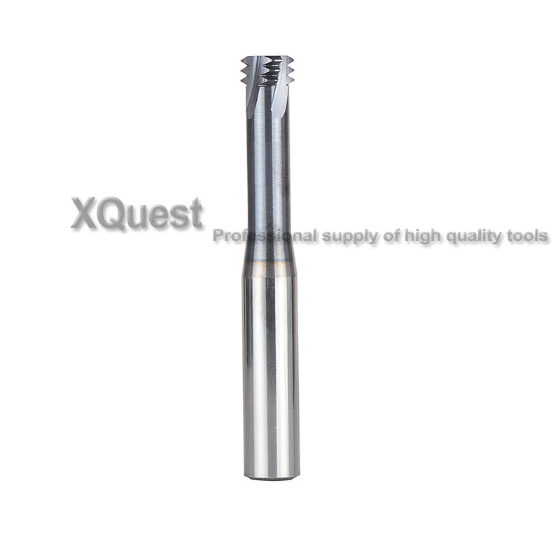 

XQuest Solid Carbide Thread Milling Cutter M1 M1.2 M1.4 M1.6 M2 M2.5 M3 3 Flute Pitch spiral Thread Mills Cutters M4 M5 M6 M8