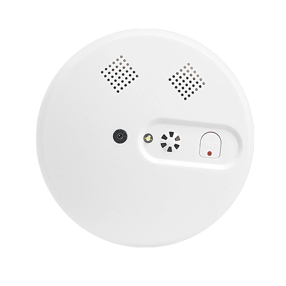 

Wireless WiFi Photo Smart Smoke Detector Remote Smart Sensor Alarm Self Inspection Snapshot Free Cloud Storage for Smart Home