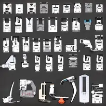 42 шт. ножки швейной машины прижимная швейная машина ножная швейная многофункциональная аксессуары и реквизит наборы для Brother Singer Janome