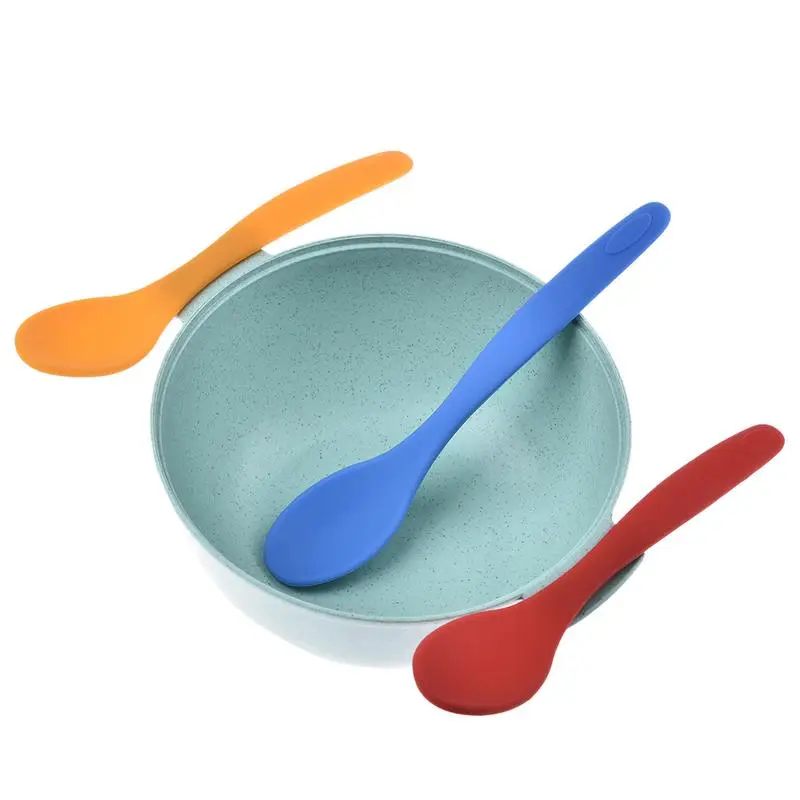 

Universal Flexible Heat Resistant Silicone Spoon Scraper Spatula Ice Cream Cake Dessert Spoons for Shovel Kitchen Tool Utensil